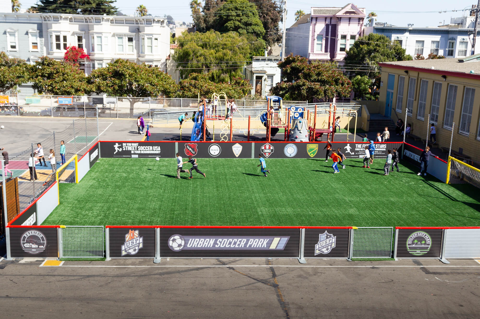 Urban Soccer Park at school